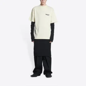 Political Campaign T-shirt, Large Fit “Off White” 641675TKVJ18962