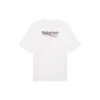 Political Campaign-T-shirt med korte ærmer, hvid 620941TIV529040