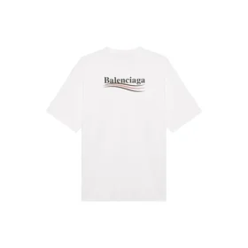 Political Campaign-T-shirt med korte ærmer, hvid 620941TIV529040 Political Campaign-T-shirt med korte ærmer, hvid 620941TIV529040