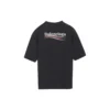 Political Campaign-T-shirt med korte ærmer, sort 570791TAV441000