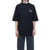 Political Campaign-T-shirt med korte ærmer, sort 570791TAV441000