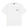 Political Campaign-T-shirt med stor pasform og broderi, rund hals “Hvid” 641655TKVJ19084