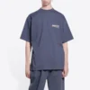 Political Campaign T-shirt, medium pasform “Mørkegrå-hvid” 620967TKVJ11366