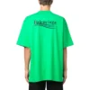 Political Campaign T-shirt, stor pasform “Grøn, sort, blå” 641675TPVD33600