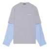 Political Campaign T-shirt with layered design “Grå” 671401TKVJ11379
