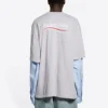 Political Campaign T-shirt with layered design “Grå” 671401TKVJ11379