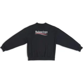 Political Campaign-trøje med rund hals “Black” 697869TKVI91070