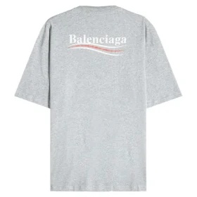 Politisk logo-T-shirt i bomuld “Grå” BLGA-508203-TAV44-GY Politisk logo-T-shirt i bomuld “Grå” BLGA-508203-TAV44-GY