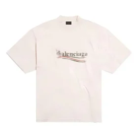 Politisk stencil-T-shirt “White Black” 764235TQVI59784 Politisk stencil-T-shirt “White Black” 764235TQVI59784