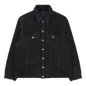 Polstret japansk Denim-jakke “Black” 681689TIWA21440