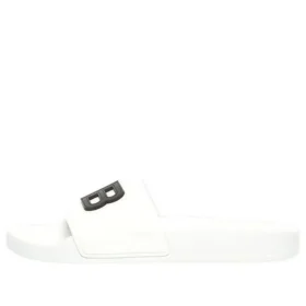 Pool-sandaler med 3D BB-logo “White” 656434W1S8B9034