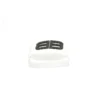 Pool-sandaler med 3D BB-logo “White” 656434W1S8B9034