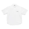 Poplin-kortærmet skjorte “Hvid” 751920TNM609000