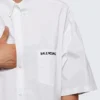 Poplin-kortærmet skjorte “Hvid” 751920TNM609000