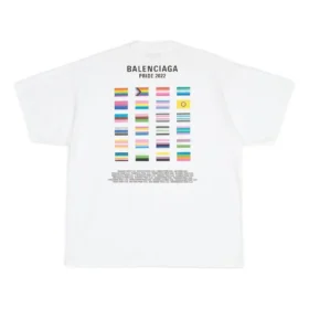 Pride 22 Oversized bomulds-T-shirt “Hvid Sort” 694576TMVO20904 Pride 22 Oversized bomulds-T-shirt “Hvid Sort” 694576TMVO20904