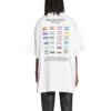 Pride 22 Oversized bomulds-T-shirt “Hvid Sort” 694576TMVO20904