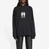 Pride-hettetrøje, boxy pasform “Black” 651799TMVO31070