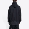 Qixi Hættetrøje Wide Fit “Black” 674986TLVC21070