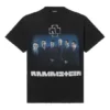 Rammstein Tyskland Band Crossover kortærmet sort 670943TLV511000