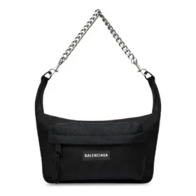 Raver Medium taske med kæde “Black” 7410802AACN1000