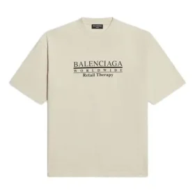 Retail Therapy T-shirt i medium pasform “Ivory Black” 612966TLVB19054 Retail Therapy T-shirt i medium pasform “Ivory Black” 612966TLVB19054
