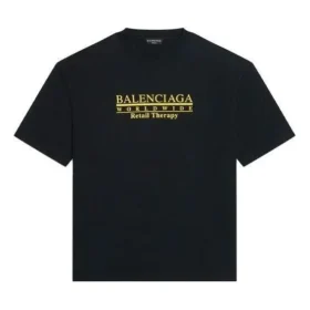 Retail Therapy T-shirt, medium pasform, “Black Yellow” 612966TLVB11361 Retail Therapy T-shirt, medium pasform, “Black Yellow” 612966TLVB11361