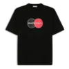 Retro Uniform Loose Design kortærmet sort 620941TIV791000