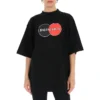 Retro Uniform Loose Design kortærmet sort 620941TIV791000