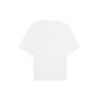 Retro-uniform, løst design, korte ærmer, hvid 620941TIV799000
