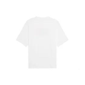 Retro-uniform, løst design, korte ærmer, hvid 620941TIV799000