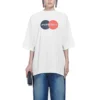Retro-uniform, løst design, korte ærmer, hvid 620941TIV799000