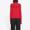 Ribbet, trykt FREE-rullekravesweater “Red” 662722T32106167
