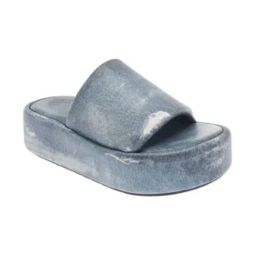 Rise-sandaler “Denim Print Leather” 656960WBMA14000