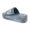 Rise-sandaler “Denim Print Leather” 656960WBMA14000