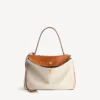 Rodeo-håndtaske til kvinder, medium, i beige/tan cowboy