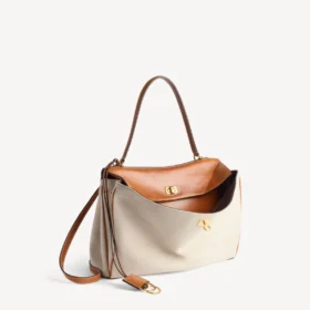Rodeo-håndtaske til kvinder, medium, i beige/tan cowboy