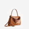 Rodeo-håndtaske til kvinder, medium, i tan-farvet cowboy-stil Rodeo-håndtaske til kvinder, medium, i tan-farvet cowboy-stil
