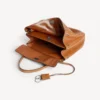 Rodeo-håndtaske til kvinder, medium, i tan-farvet cowboy-stil Rodeo-håndtaske til kvinder, medium, i tan-farvet cowboy-stil