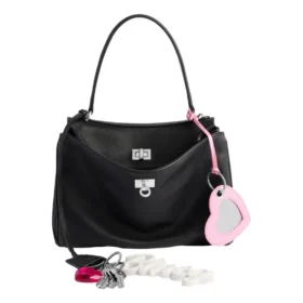 Rodeo lille håndtaske med brugt look og én charm “Black” 7897792AA831000