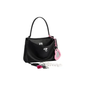 Rodeo lille håndtaske med brugt look og én charm “Black” 7897792AA831000