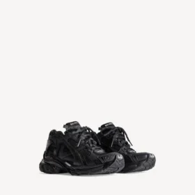 Runner-sneaker til mænd i sort