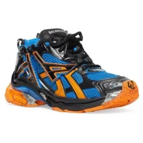 Runner Sneakers “Blå, orange og sort mesh og nylon” 677403W3RB34719