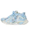 Runner Sneakers “Hvid, babyblå, mesh og nylon” 677402W3RB29744