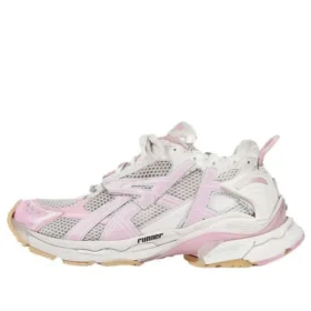 Runner Sneakers “Hvid, babyrosa mesh og nylon” 677403W3RB39059