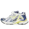 Runner Sneakers “Hvid Blå Gul Mesh og Nylon” 677403W3RB59174