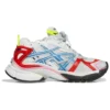 Runner Sneakers “Hvid Blå Rød Mesh og Nylon” 677403W3RB69645