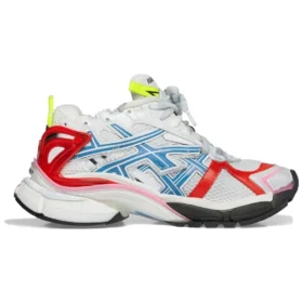 Runner Sneakers “Hvid Blå Rød Mesh og Nylon” 677403W3RB69645