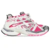 Runner Sneakers “Hvid, lyserød, grå mesh og nylon” 677402W3RBN9155