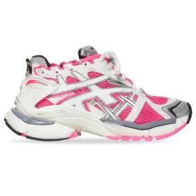 Runner Sneakers “Hvid, lyserød, grå mesh og nylon” 677402W3RBN9155