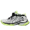 Runner Sneakers “Hvid, sort og neon-gul mesh og nylon” 677403W3RBP1093